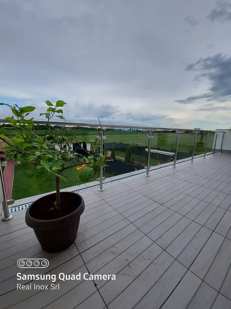 Balustradă inox pentru terasă